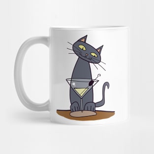 Martinikater - cat with martini Mug